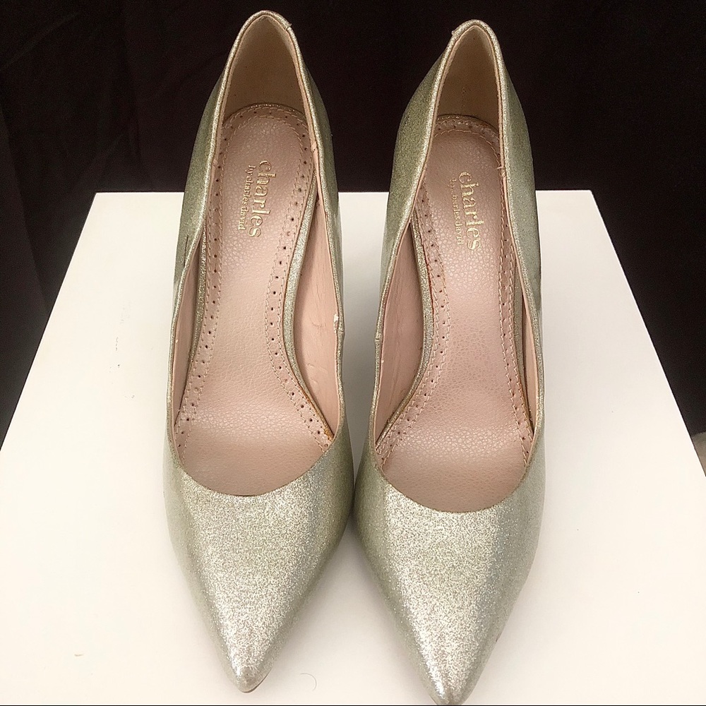 Charles by Charles David Silver Pumps